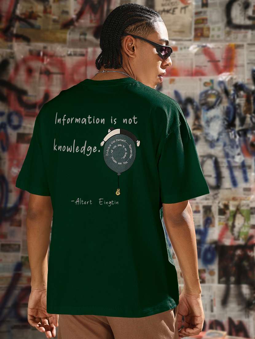 men printed short sleeves loose fit t-shirt