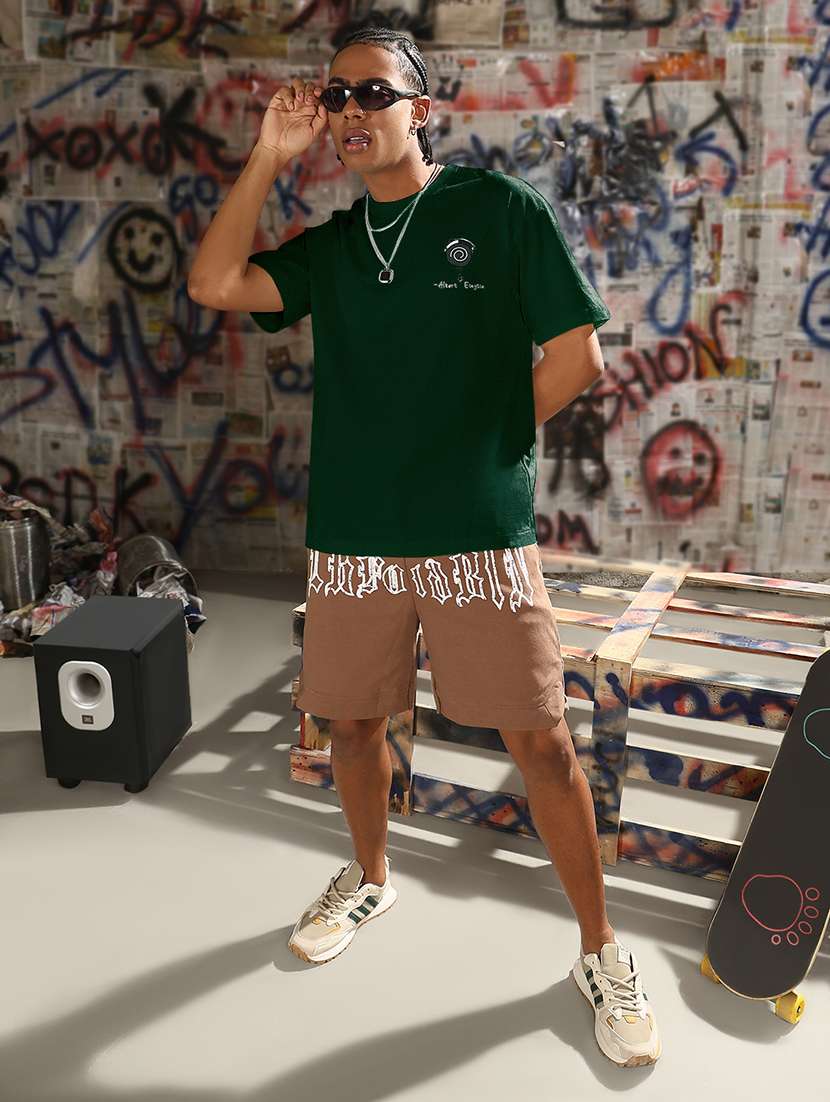 men printed short sleeves loose fit t-shirt - 21933642 -  Standard Image - 5