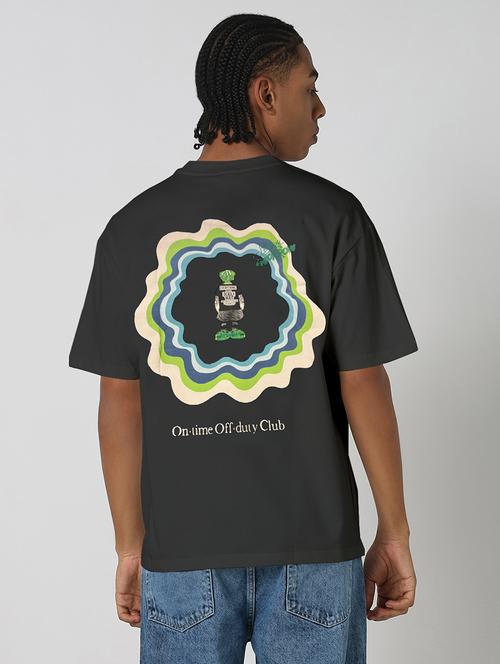 men printed short sleeves loose fit t-shirt - 21933644 - Standard Image - 0