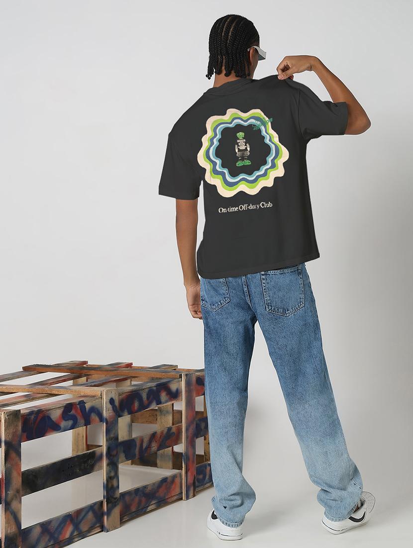 men printed short sleeves loose fit t-shirt - 21933644 - Standard Image - 5