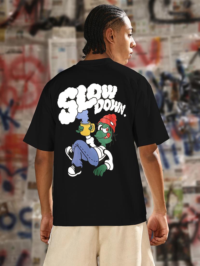 men printed short sleeves loose fit t-shirt - 21933645 - Standard Image - 3