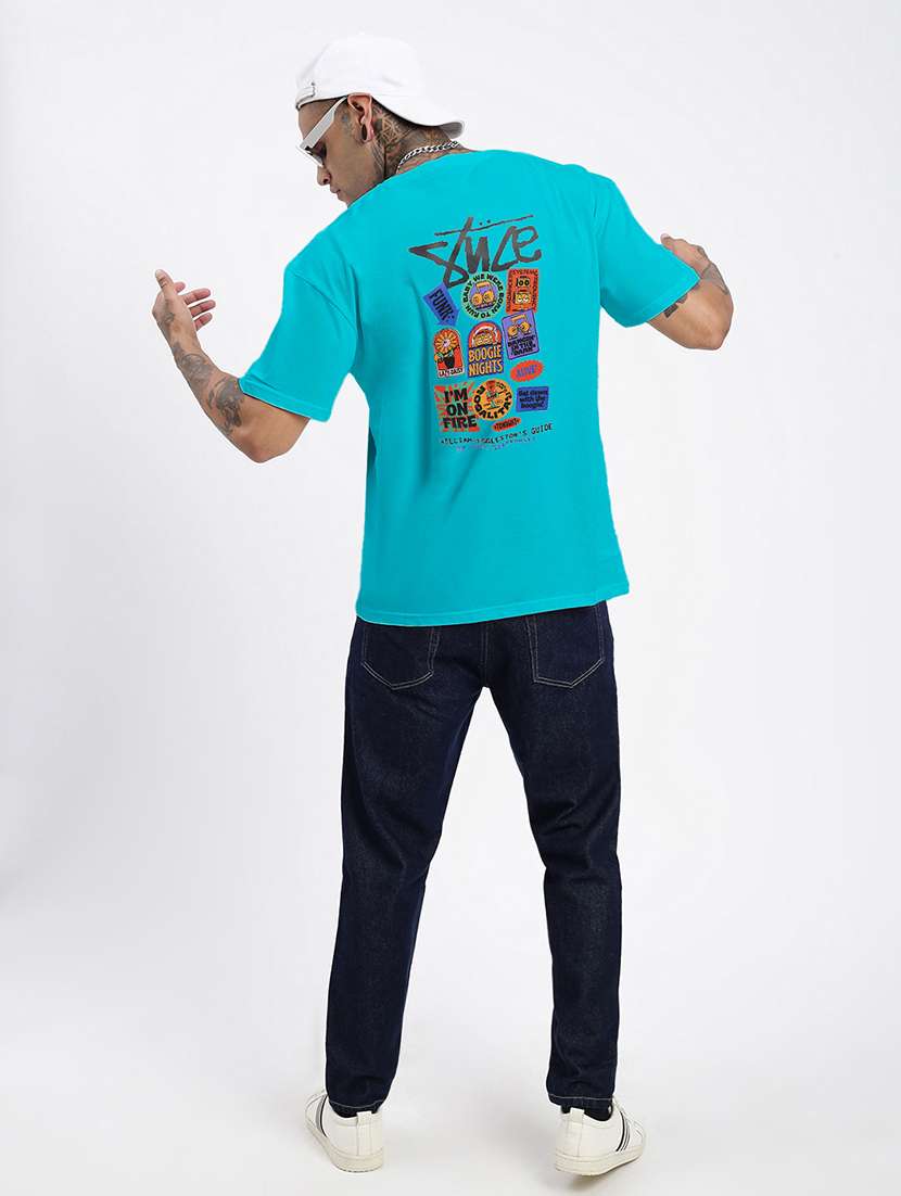 men printed short sleeves loose fit t-shirt - 21933654 - Standard Image - 5