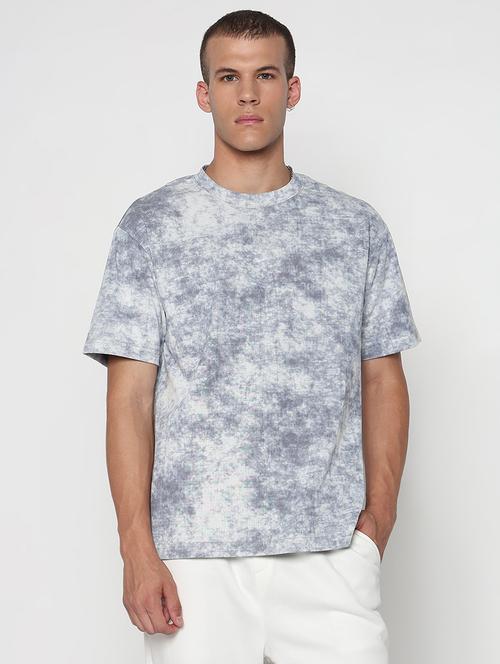 men printed short sleeves loose fit t-shirt - 21933658 - Standard Image - 0