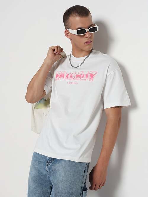 men printed short sleeves loose fit t-shirt - 21933659 -  Standard Image - 0