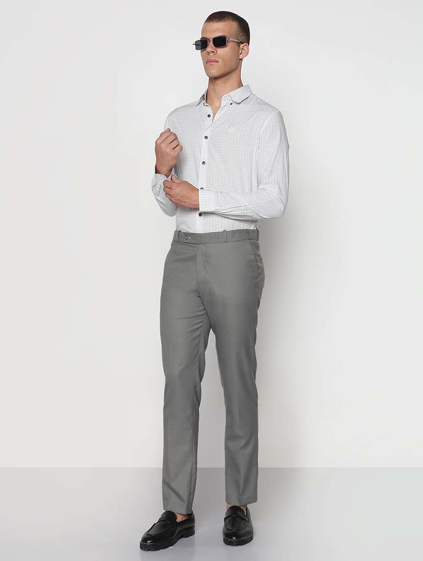 men checkered long sleeve formal shirt - 21933703 -  Standard Image - 5