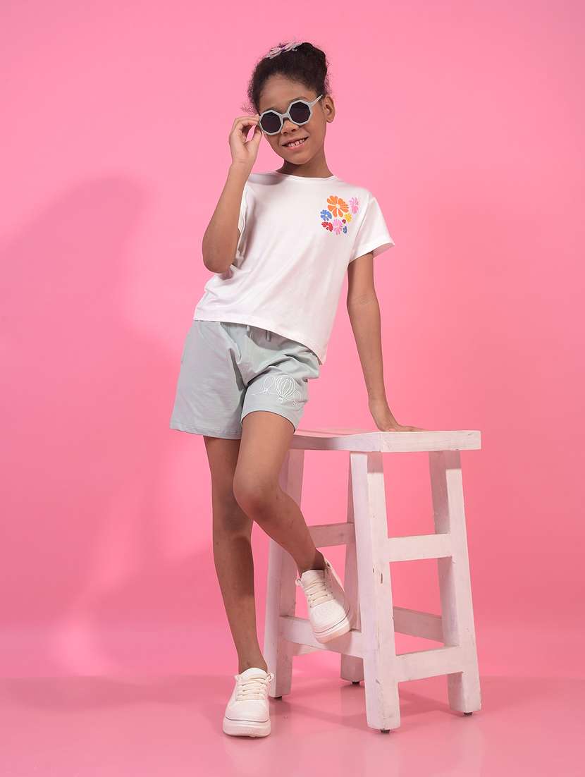 girls floral printed round neck t-shirt - 21933785 -  Standard Image - 5