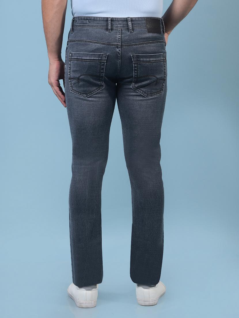 men solid mid rise slim fit jean - 21933800 - Standard Image - 3