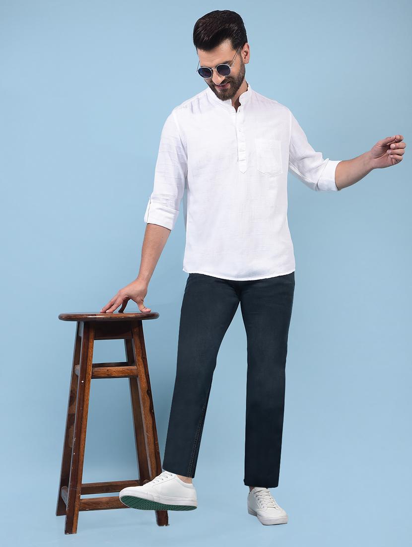 men solid mid rise slim fit jean - 21933801 - Standard Image - 5
