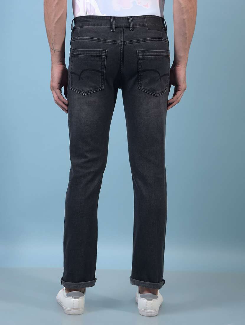 men solid mid rise slim fit jean - 21933808 - Standard Image - 3