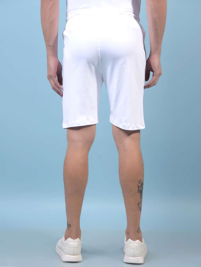 men solid mid rise regular fit shorts - 21933900 -  Standard Image - 3