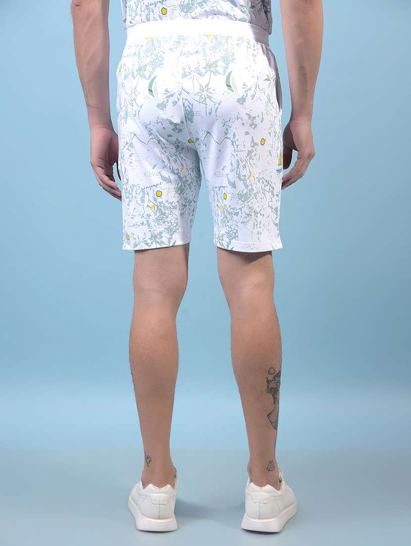 men printed mid rise regular fit shorts - 21933902 -  Standard Image - 3