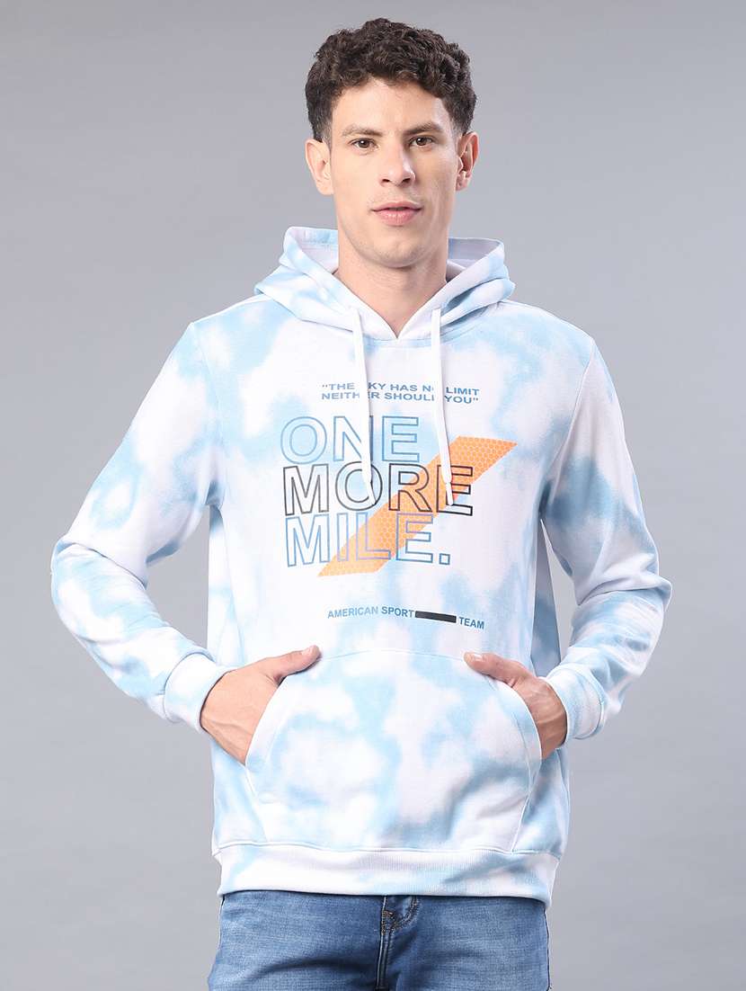 men printed long sleeve sweatshirt