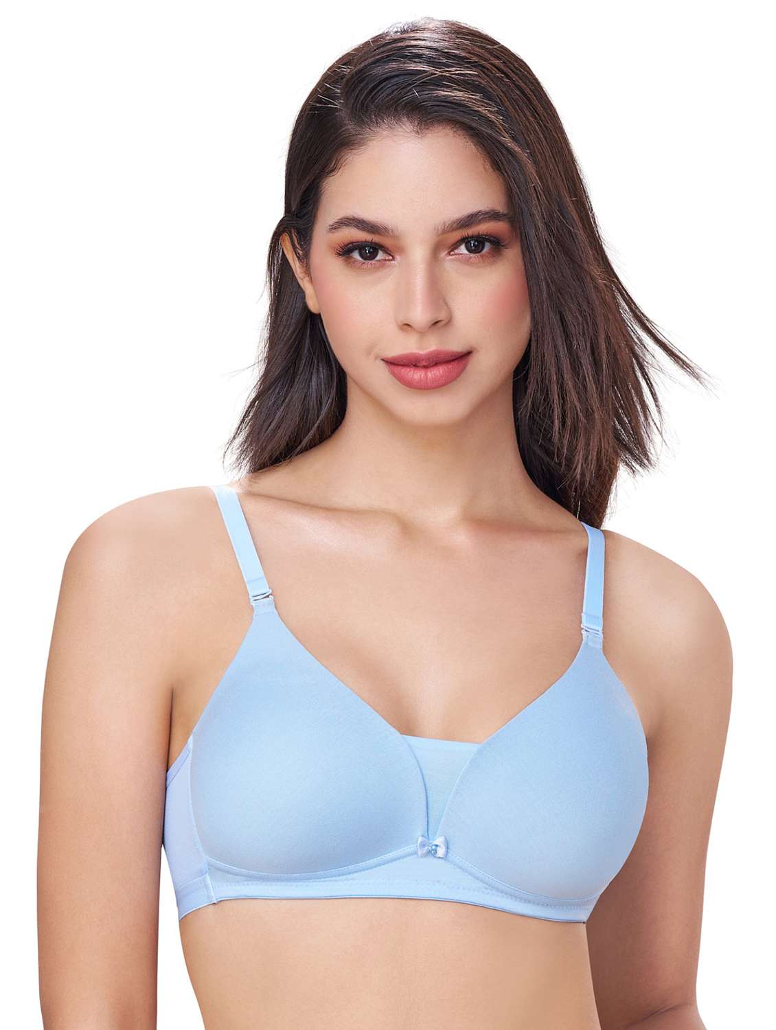 women solid lightly padded t-shirt bra - 21934171 -  Zoom Image - 0