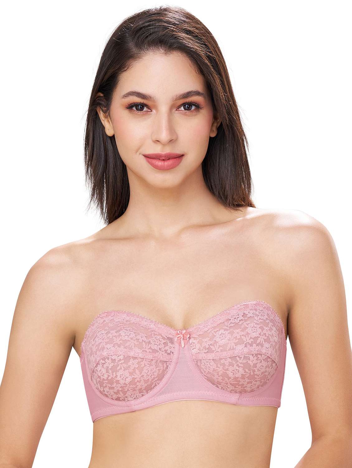 women underwired laced t-shirt bra