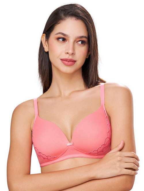 women solid lightly padded push up bra - 21934182 -  Standard Image - 0