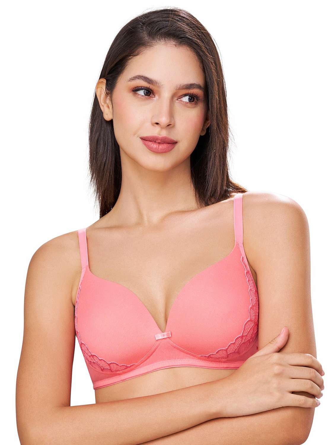 women solid lightly padded push up bra - 21934182 -  Zoom Image - 0