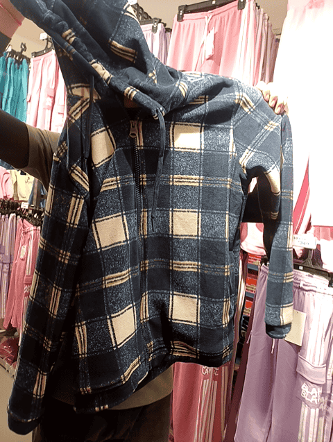 navy blue polar fleece sweatshirt - 21934202 - Standard Image - 0