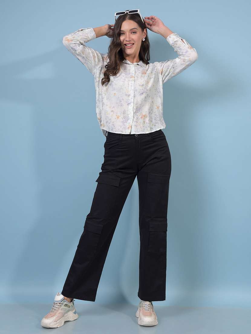 women floral print long sleeve regular shirt - 21934793 -  Standard Image - 5