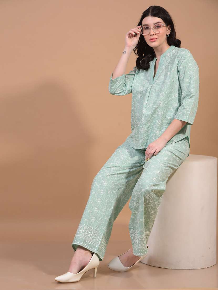 women embroidered three quarter sleeve regular top - 21934830 -  Standard Image - 5