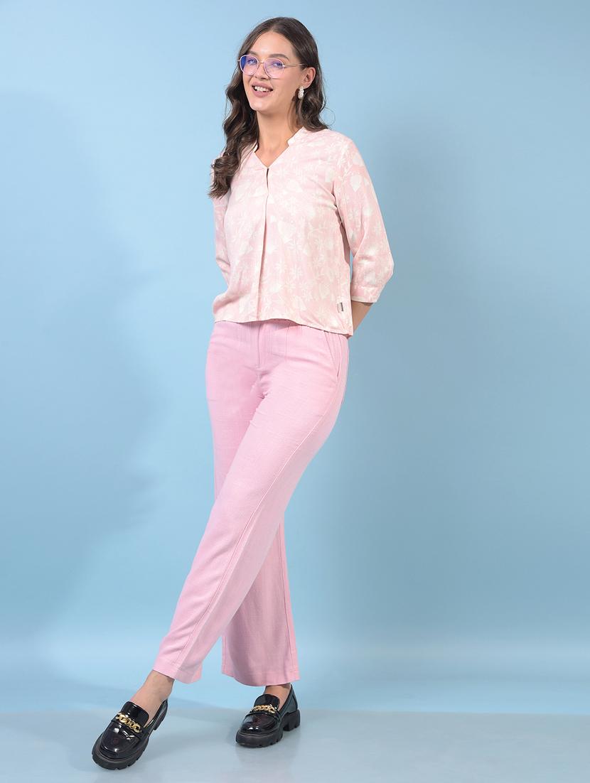 women printed three quarter sleeve regular top - 21934836 - Standard Image - 5