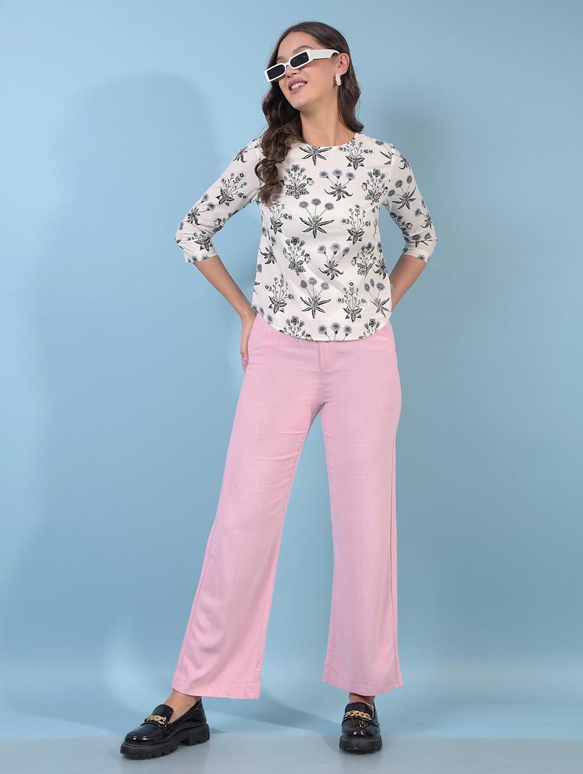 women printed three quarter sleeve regular top - 21934841 - Standard Image - 5