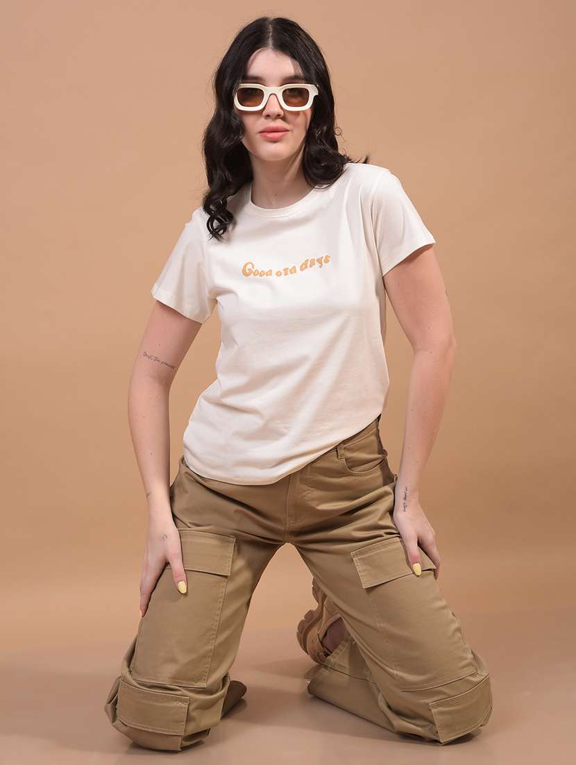 women printed short sleeve regular fit t-shirt - 21934862 -  Standard Image - 5