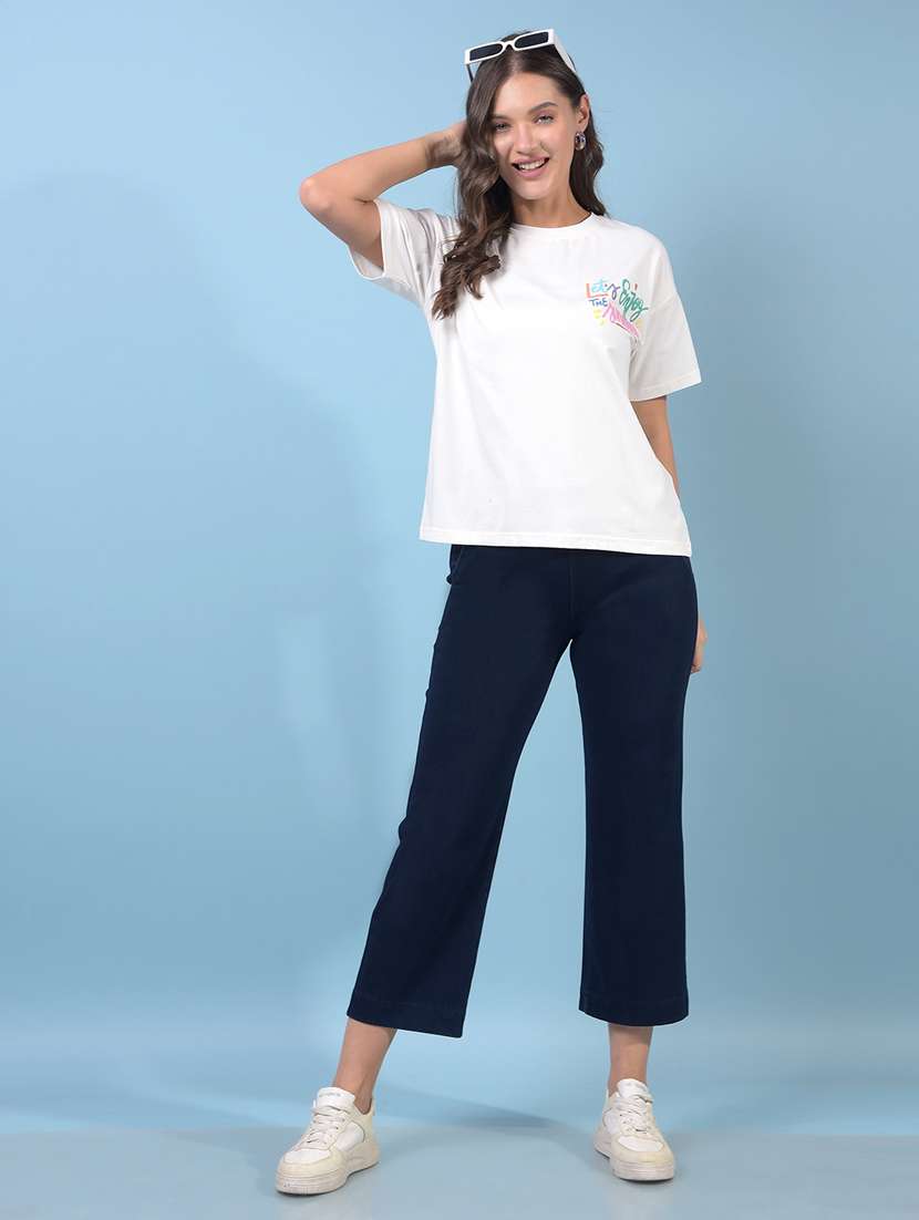 women printed short sleeve loose fit t-shirt - 21934876 -  Standard Image - 5