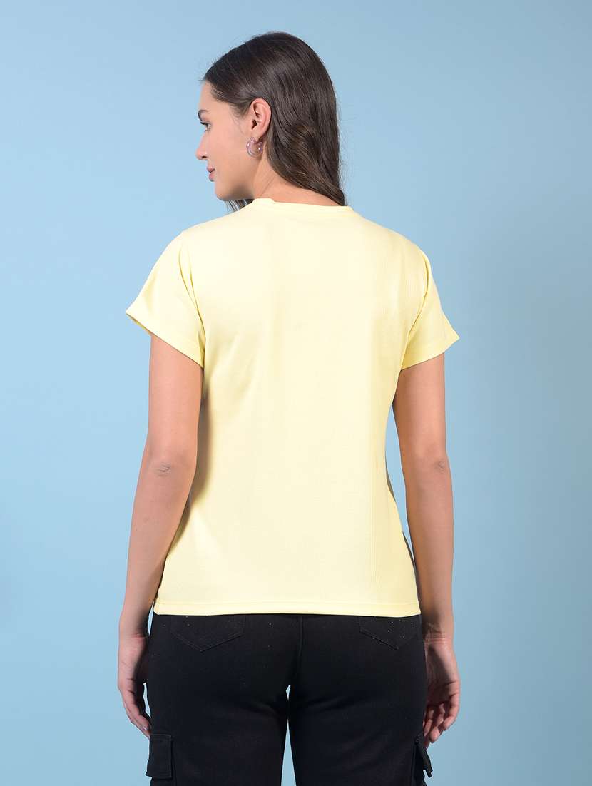 women printed short sleeve regular fit t-shirt - 21934882 - Standard Image - 3