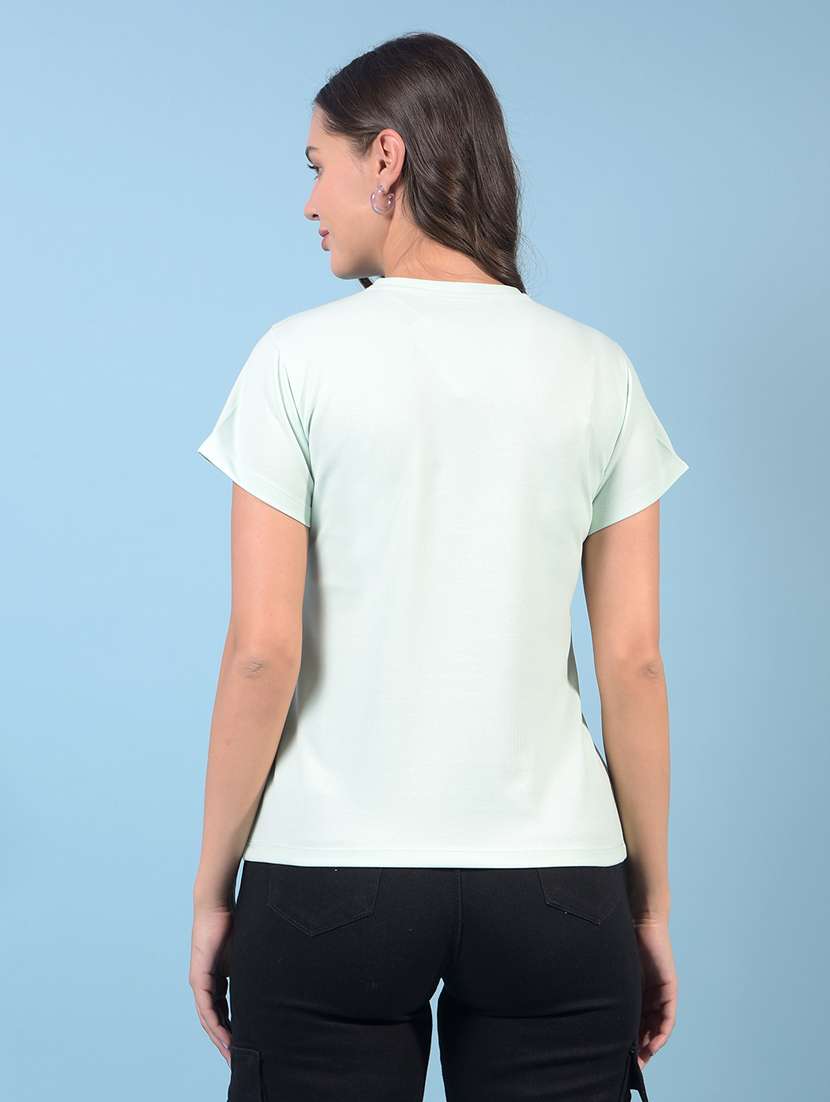 women printed short sleeve regular fit t-shirt - 21934883 - Standard Image - 3