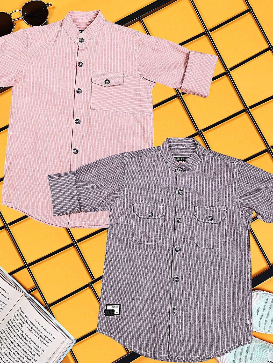 multi colored cotton shirt - 21934912 -  Zoom Image - 0
