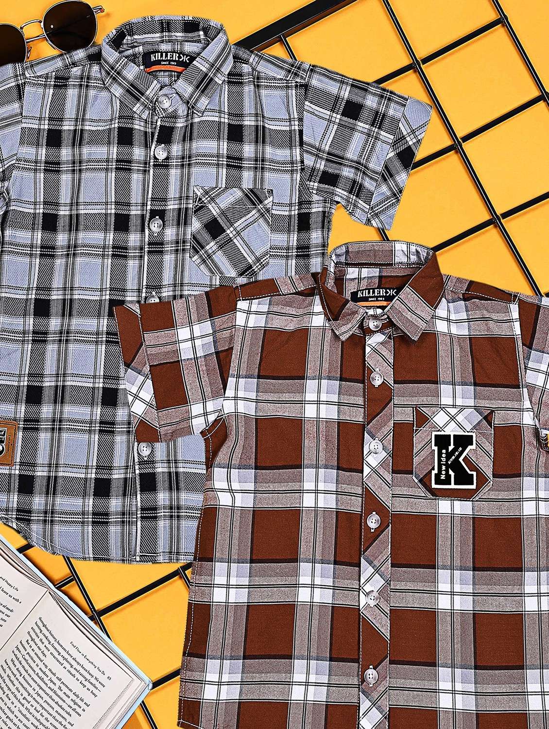 multi colored cotton shirt - 21934918 -  Zoom Image - 0