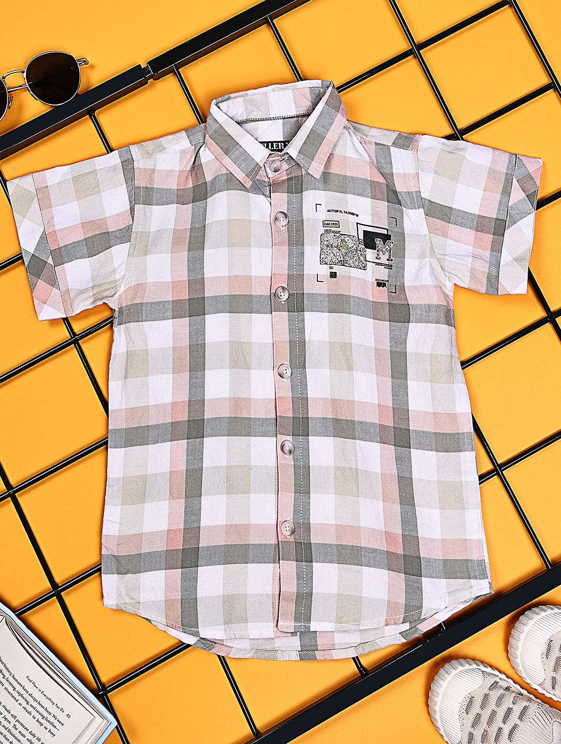 multi colored cotton shirt - 21934929 - Standard Image - 3