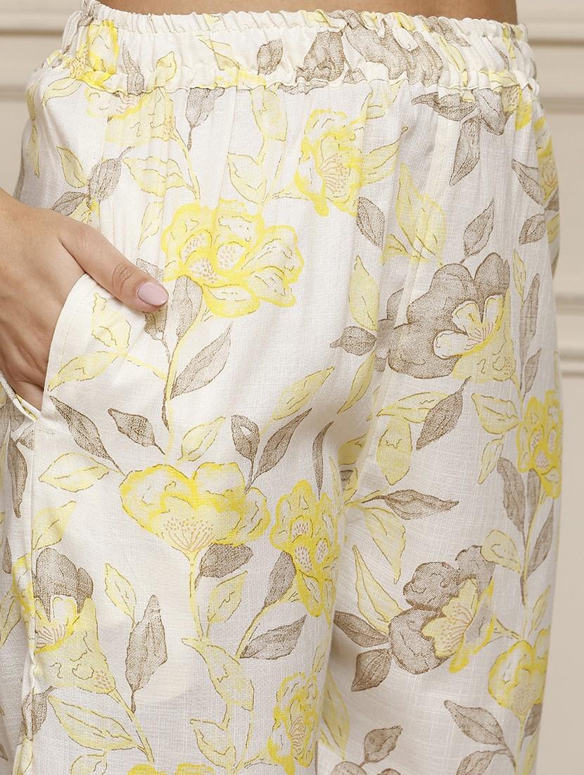 women floral printed shirt and trouser co-ord set - 21934962 - Standard Image - 5