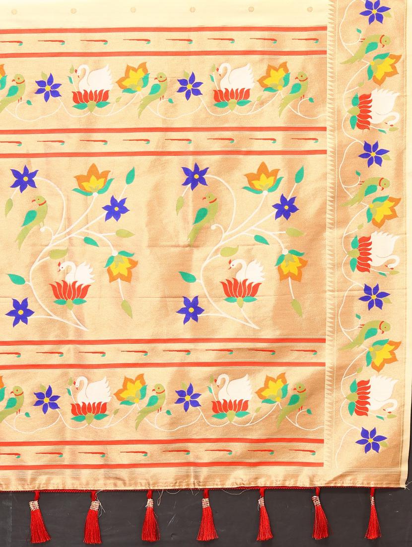women self design paithani saree with blouse - 21935166 - Standard Image - 3