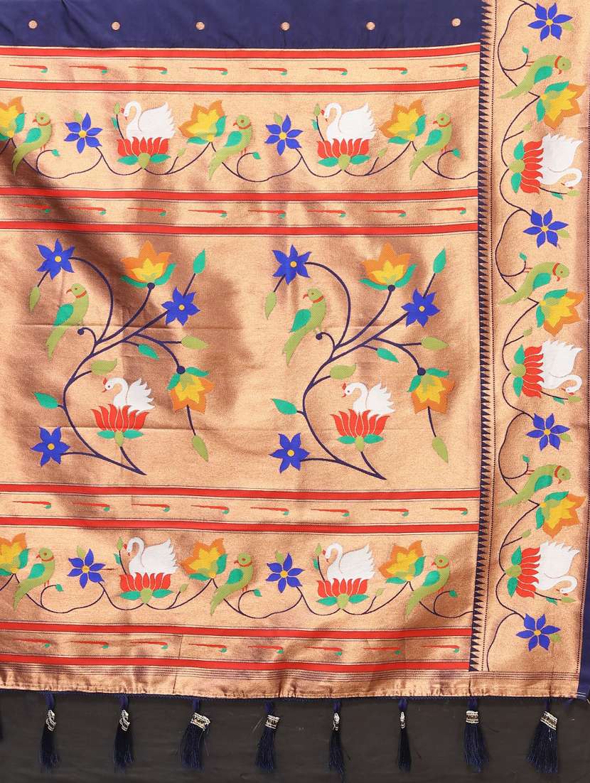 women self design paithani saree with blouse - 21935191 -  Standard Image - 3