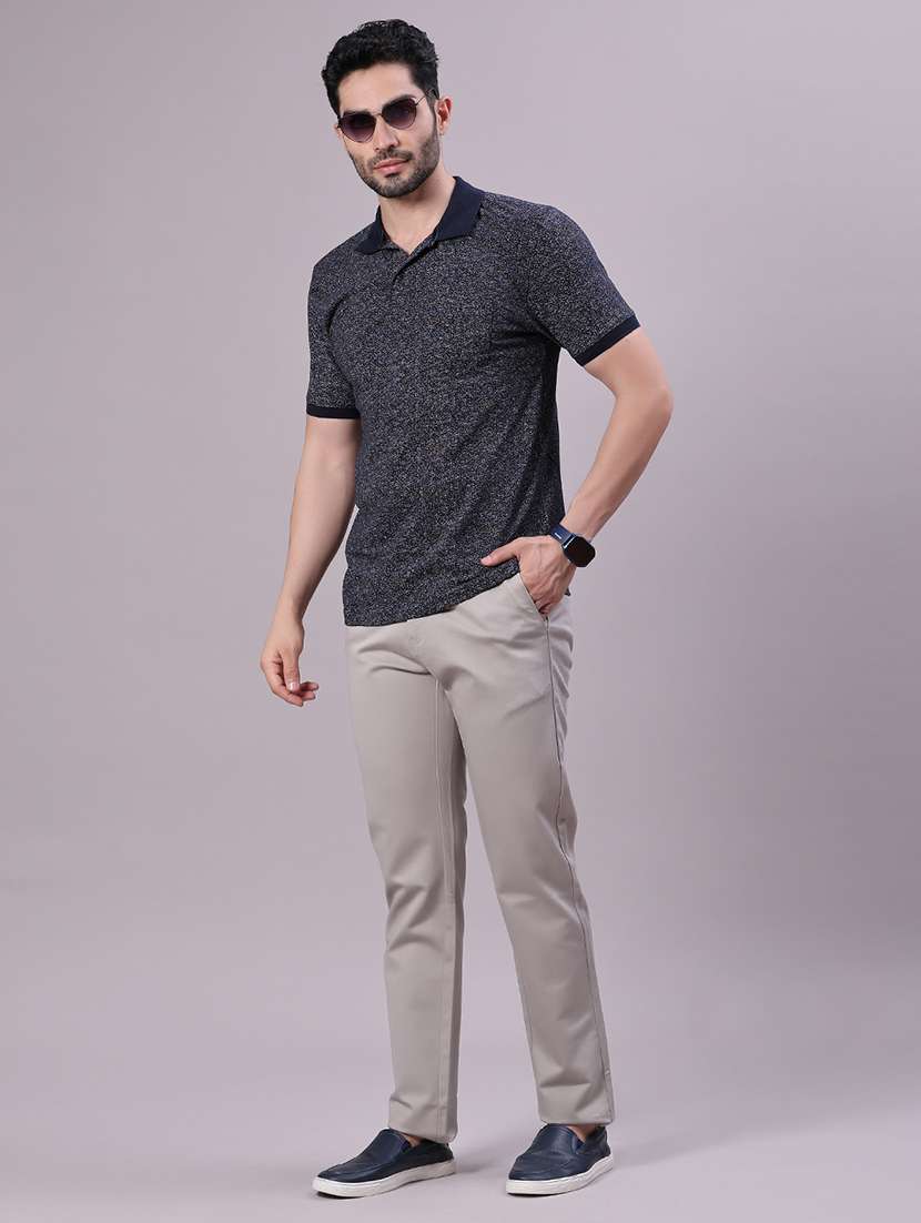 men printed short sleeve regular fit polo t-shirt - 21935377 -  Standard Image - 3