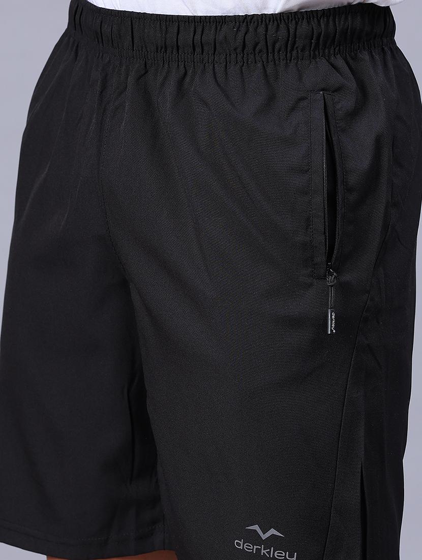 men solid mid rise regular fit shorts - 21935437 - Standard Image - 5