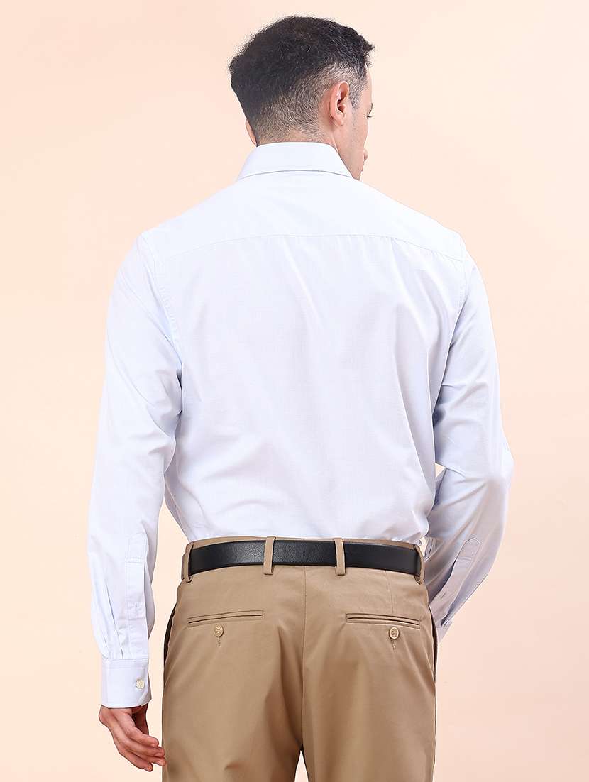 men solid long sleeve collared shirt - 21935451 -  Standard Image - 3