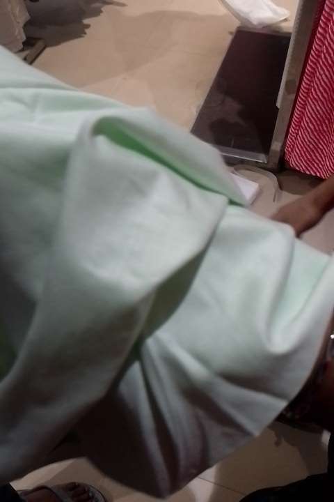 light green poly cotton formal shirt - 21935452 -  Standard Image - 0