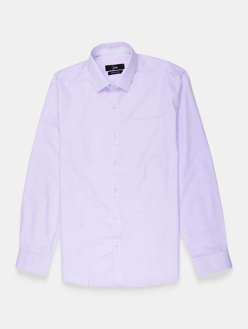 men solid collared long sleeve formal shirt - 21935454 -  Standard Image - 0