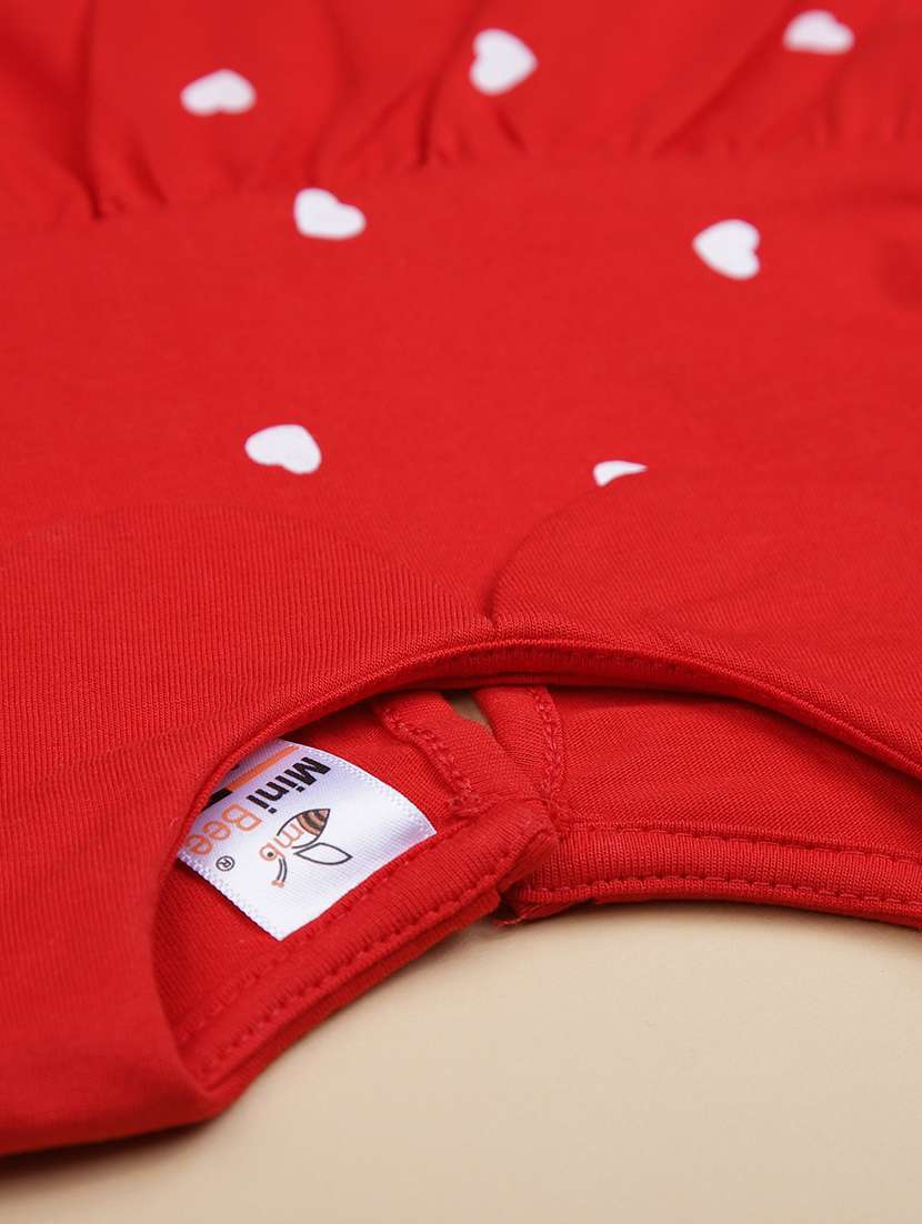 kids printed long sleeve frock with bloomer - 21935465 -  Standard Image - 3