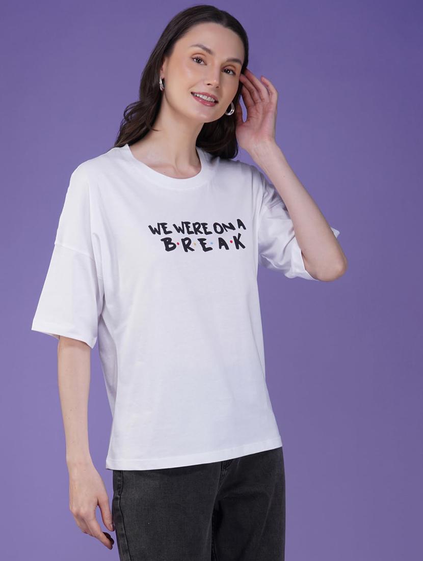 women printed short sleeve regular fit t-shirt - 21935498 - Zoom Image - 0