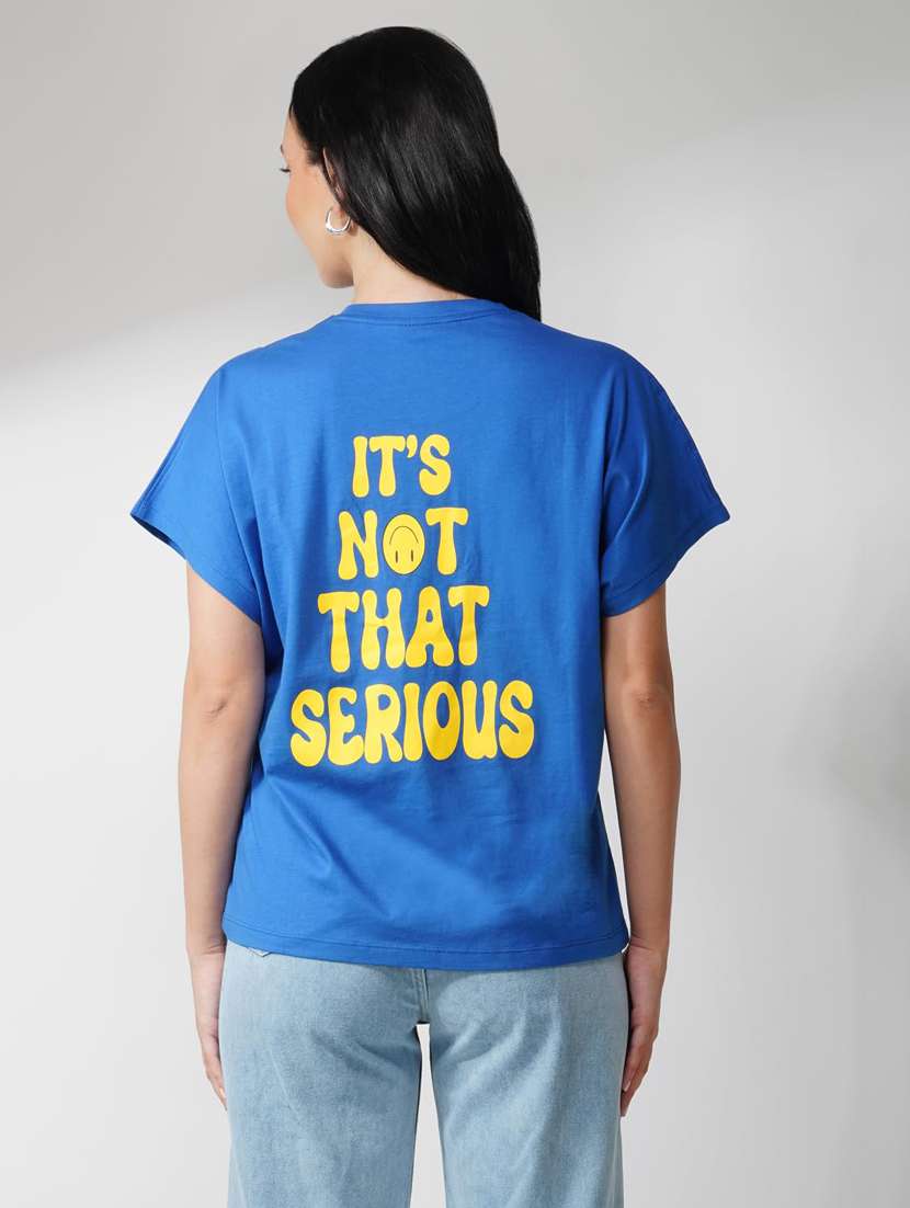 women printed short sleeve loose fit t-shirt - 21935503 -  Standard Image - 3