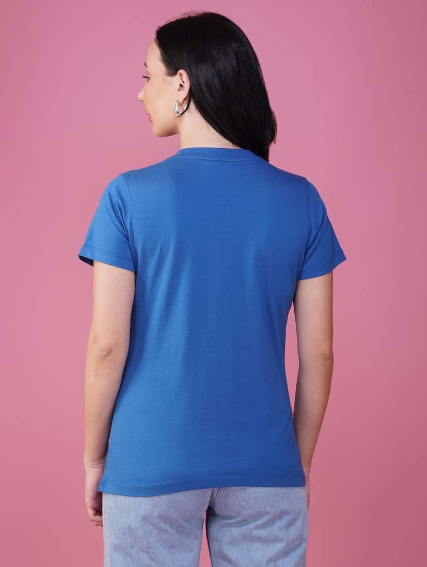 women printed short sleeve regular fit t-shirt - 21935504 -  Standard Image - 3