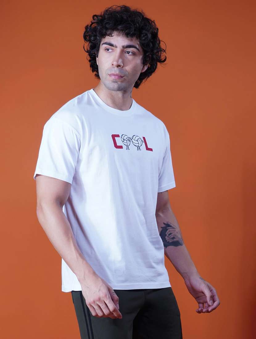 men printed short sleeve regular fit t-shirt