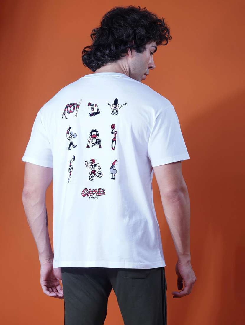 men printed short sleeve regular fit t-shirt - 21935533 -  Standard Image - 3