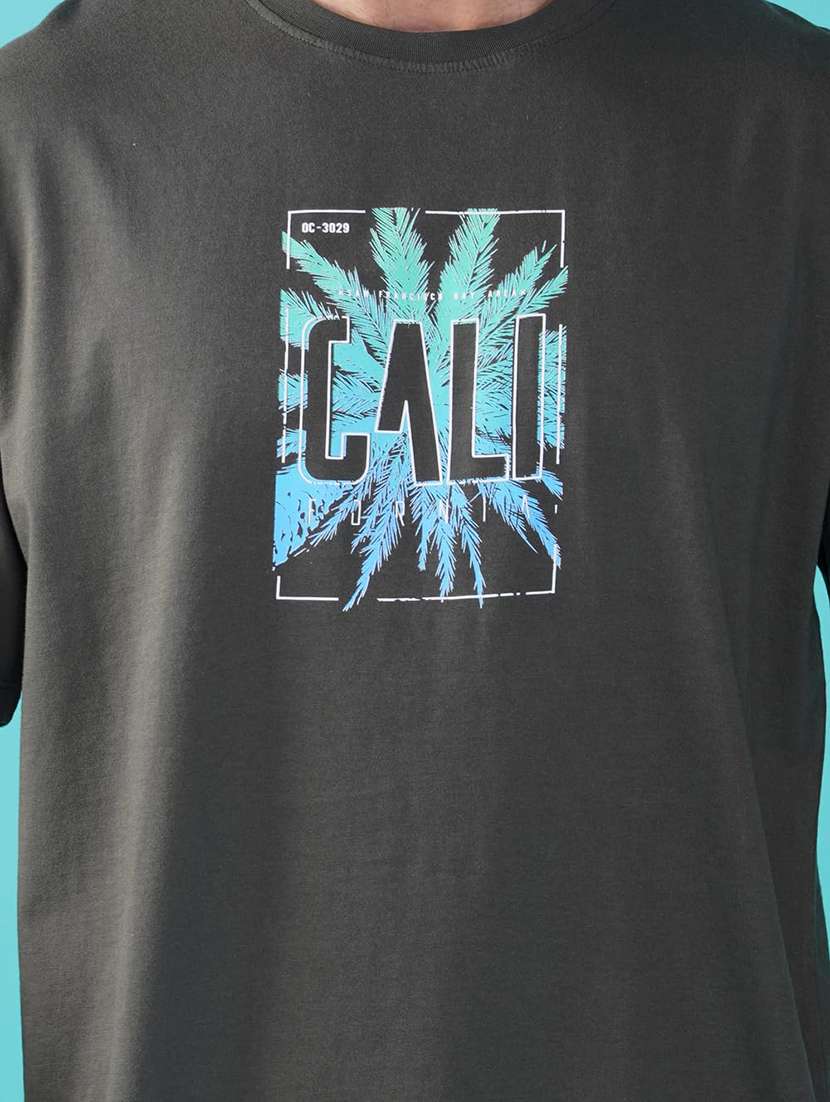 men printed short sleeve loose fit t-shirt - 21935535 -  Standard Image - 5