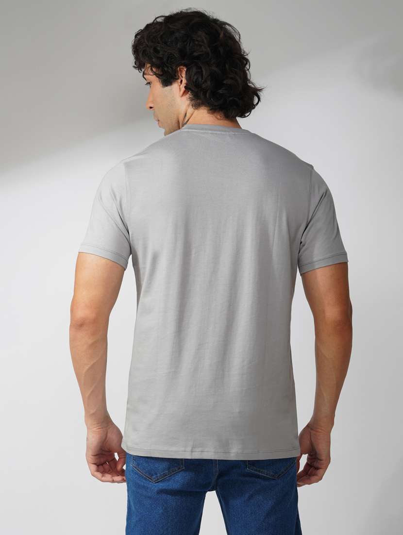 men printed short sleeve regular fit t-shirt - 21935539 -  Standard Image - 3