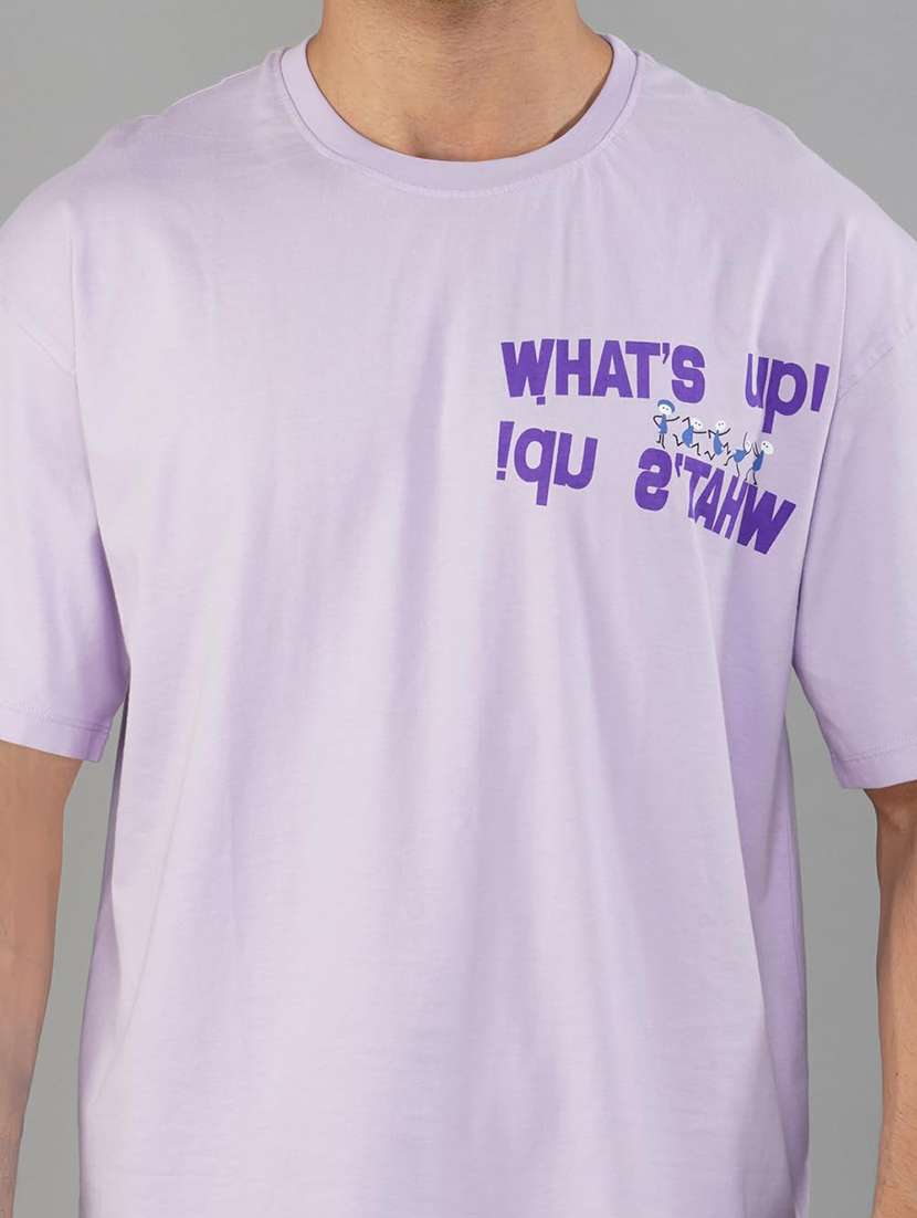 men printed short sleeve loose fit t-shirt - 21935543 -  Standard Image - 5