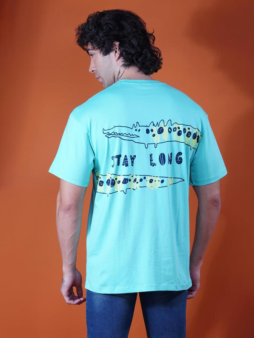 men printed short sleeve regular fit t-shirt - 21935544 - Standard Image - 3